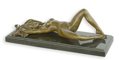 Bronzeskulptur weiblicher Akt Replikat Retro Design Dekoration