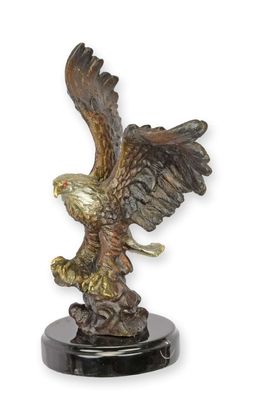 Bronzeskulptur Adler Replikat Retro Design Dekoration