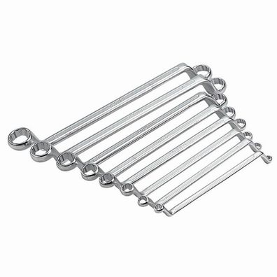 Doppel-Ringschlüssel-Set 8-teilig Chrom-Vanadium-Stahl