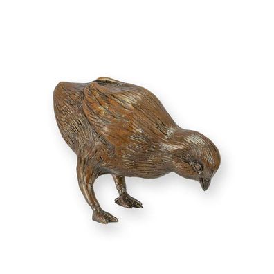 Bronzeskulptur Küken Replikat Retro Design Dekoration