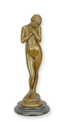 Bronzeskulptur weiblicher Akt Replikat Retro Design Dekoration