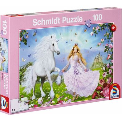 Schmidt Spiele Schmidt Spiele Prinzessin der Einhörner, 100 Teile