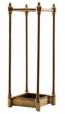 Casa Padrino Luxus Schirmständer Antique Brass Finish - Luxus Kollektion - Messingfar