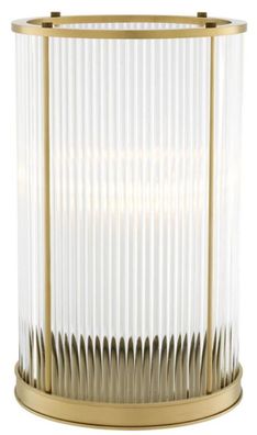 Casa Padrino Kerzenleuchter Antik Messing 23 x H. 37,5 cm - Luxus Wohnzimmer Accessoi