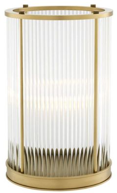 Casa Padrino Luxus Kerzenleuchter Antik Messing 20 x H. 32 cm - Hotel Restaurant Acce