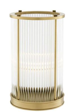 Casa Padrino Luxus Kerzenleuchter Antik Messing 16,5 x H. 27,5 cm - Hotel Restaurant