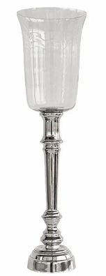 Casa Padrino Luxus Kerzenleuchter Silber Ø 13 x H. 69 cm - Hotel & Restaurant Accesso
