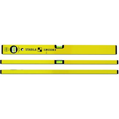 Serie 70 Wasserwaage 100cm gelb Alu Präzisionswasserwaage Messtechnik Heimwerker