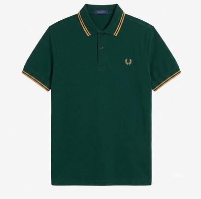 Fred Perry Poloshirt Kurzarm Polohemd Herren Schwarz Weiß Navy