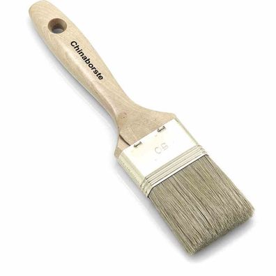 Maler-Lackierpinsel 10. Stärke, 50 mm helle Borstenmischung 50 mm, vermessingt