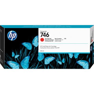 HP 746 Chromatic Rot Tintenpatrone 300ml