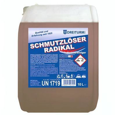 Dreiturm Schmutzlöser Radikal Industriereiniger 10l