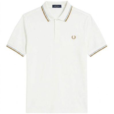 Fred Perry Poloshirt Kurzarm Polohemd Herren Twin Tipped