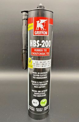 Griffon HBS-200 Rubber Tix Schutzanstrich 310ml Kartusche Dichtstoff