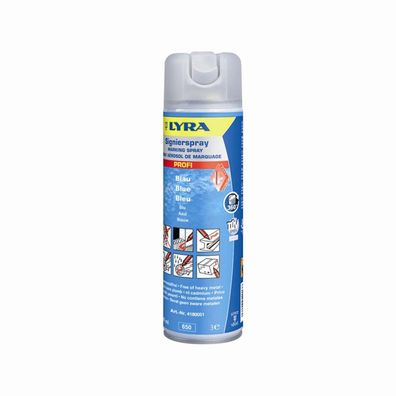 Signierspray blau 500 ml