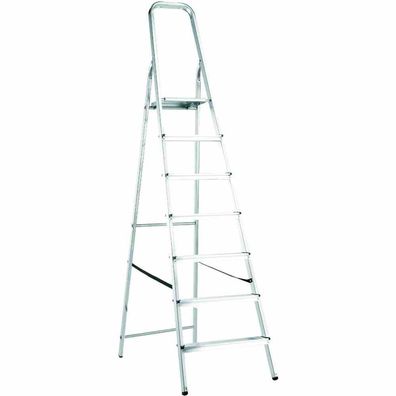 Aluminium-Haushaltsleiter 7 Stufen