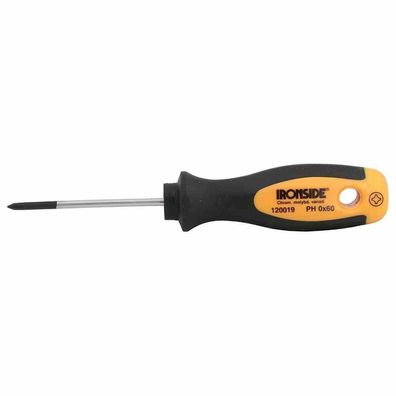 Werkstattschraubendreher PH 0 x 60 mm 2-Komponenten-Griff Chrom-Vanadium-Stahl