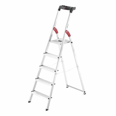 Alu-Sicherheits-Haushaltsleiter "L60 EasyClix" 5 Stufen
