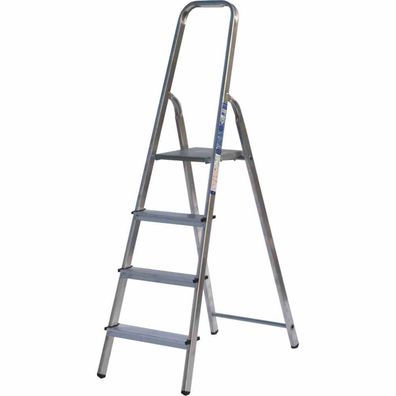 Aluminium-Haushaltsleiter 4 Stufen