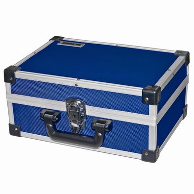 Alu Werkzeugkoffer blau 330x230x150mm Werkzeugkiste Werkzeugkasten Werkzeuge NEU
