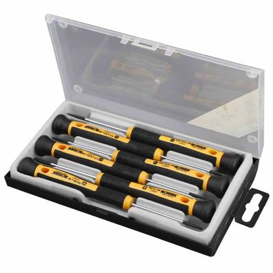 Präzisions-Schraubendreher-Set 6-teilig 2K-Griff