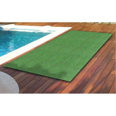 Rasenteppich 100x200cm mit Noppen Grün Kunstrasen Teppich Rollrasen Fertigrasen