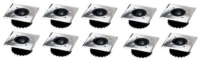 10x LED Solar-Bodeneinbauleuchte Bodenstrahler Bodeneinbaustrahler Solarlampe 10x LED