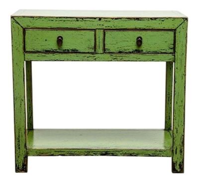 Casa Padrino Landhausstil Konsole Antik Stil Grün 90 x 40 x H. 85 cm - Landhausstil M
