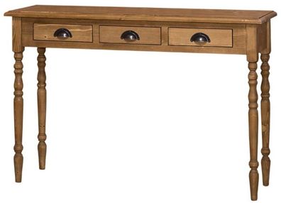 Casa Padrino Landhausstil Konsole Naturfarben 120 x 35 x H. 79 cm - Möbel im Landhaus