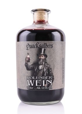 Quacksalbers Holunderbeerwein, 1l, 12,5% vol. Alk