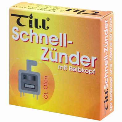 Schnellanzünder für Ölöfen