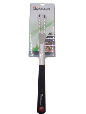 Landmann Quality Grillgabel Edelstahl Grillbesteck BBQ Barbecue Grillspieß