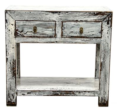 Casa Padrino Landhausstil Konsole Antik Stil Weiß 90 x 40 x H. 85 cm - Landhausstil M