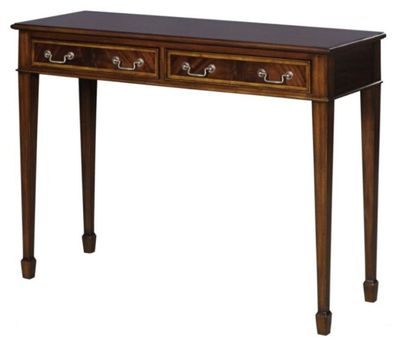 Casa Padrino Jugendstil Mahagoni Konsole Braun 102,5 x 36,3 x H. 78,6 cm - Luxus Juge