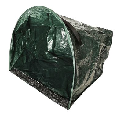 Gartenabfallsack mit Kehrkante 150L Gartenabfallbehälter Laubsammler Rasensack