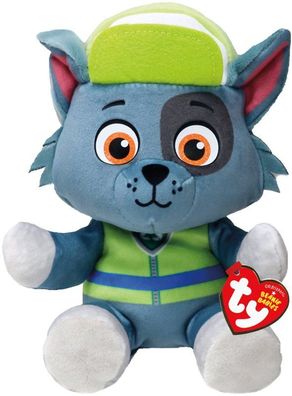 Ty 44019 - ROCKY - PAW PATROL - Beanie Babies - Plüsch 15 cm Kuscheltier