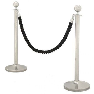 VIP Abtrennung - Silber/Schwarz - Hotel / Discothek / Club / Messe