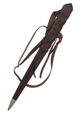 Schwertscheide mit Ledergürtel, ca. 76 cm