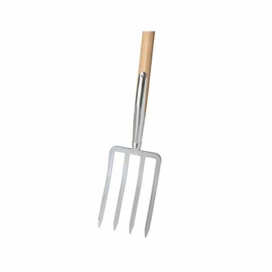 Pionier-spatengabel mit Bajonettzinken 85 cm Eschen-T-Stiel