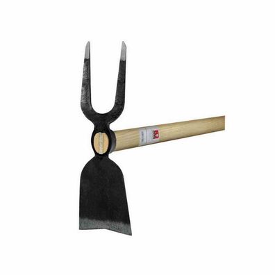 IDEAL-Gartenhacke mit Breitblatt, 2 Zinken, 135 cm Eschenstiel
