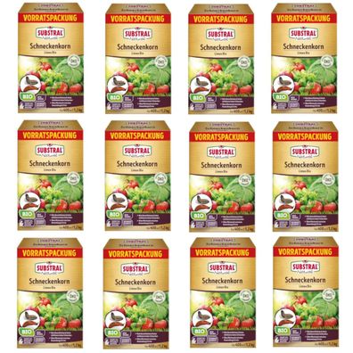 Substral Naturen Schneckenkorn Limex Bio 12 x 1,2 kg