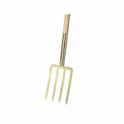 IDEAL-Spatengabel mit Bajonettzinken, schwer, 85 cm Eschen-T-Stiel