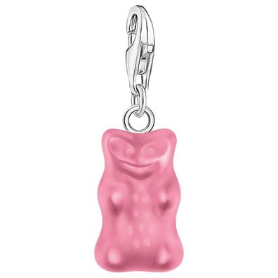 Thomas Sabo - 2193-017-9 - Charm-Anhänger - 925er Silber - Damen - Goldbär pink