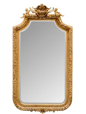 Casa Padrino Barock Spiegel mit goldenen Rahmen 100 x H. 175 cm - Antik Stil Möbel