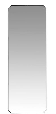 Casa Padrino Luxus Spiegel mit schwarz pulverbeschichteten Stahlrahmen 80 x H. 220 cm