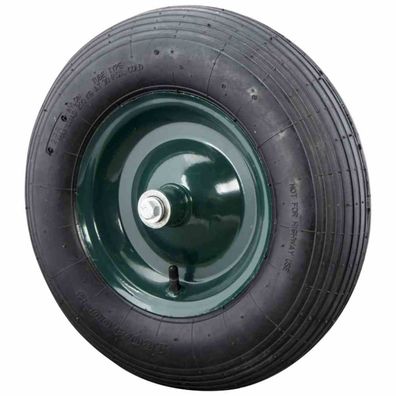Ersatzrad für Fort Schubkarre grün, Luftreifen 400 x 100 mm
