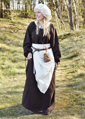 Mittelalterkleid, Unterkleid Ana, braun