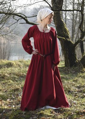 Mittelalterkleid, Unterkleid Ana, rot