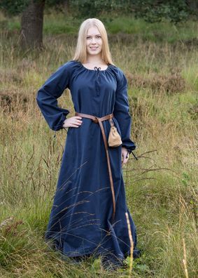 Mittelalterkleid, Unterkleid Ana, blau