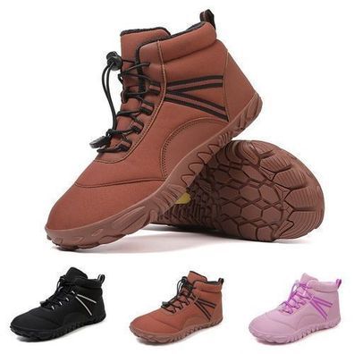 Winter Stiefel Herren Damen Warme Gefuttert Wanderschuhe Trekking Barfubschuhe